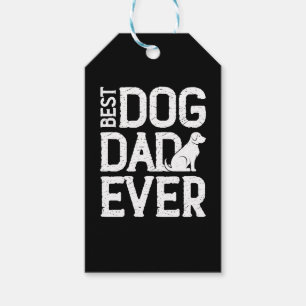 Design des besten Hundes-Vaters je T - Shirt (2) Geschenkanhänger