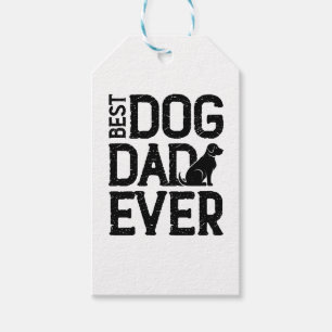 Design des besten Hundes-Vaters je T - Shirt (3) Geschenkanhänger