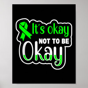 Design des Bewusstseins für psychische Gesundheit Poster