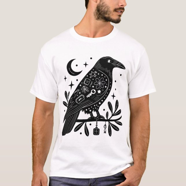 Design des Black Crow-T - Shirt (Vorderseite)