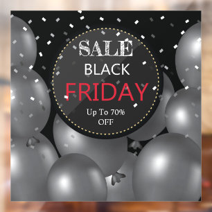 Design des Black Friday Sale Banners Fensteraufkleber