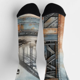 Design des Blueprints - Dekor des Architekten Socken