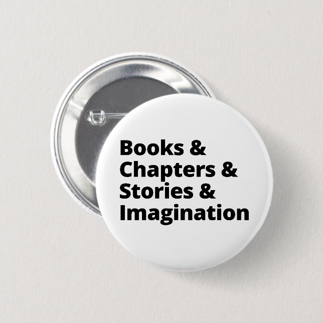 Design des Buchverlaufs Button (Vorne & Hinten)