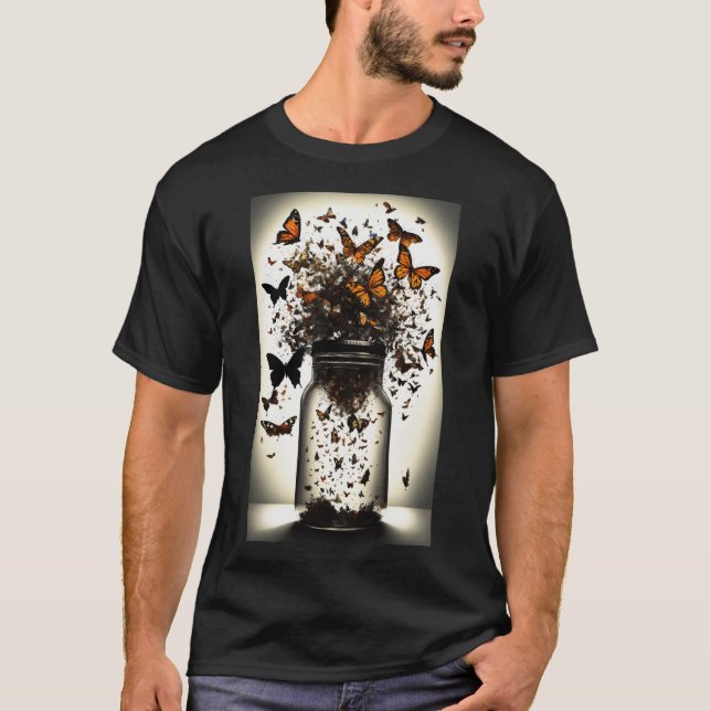 Design des Butterfly-T - Shirt (Vorderseite)
