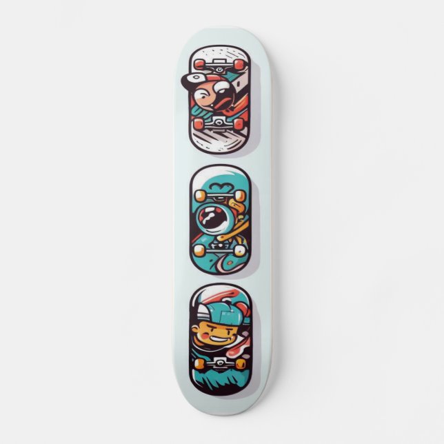 Design des Cartoon 2 Skateboard (Vorderseite)