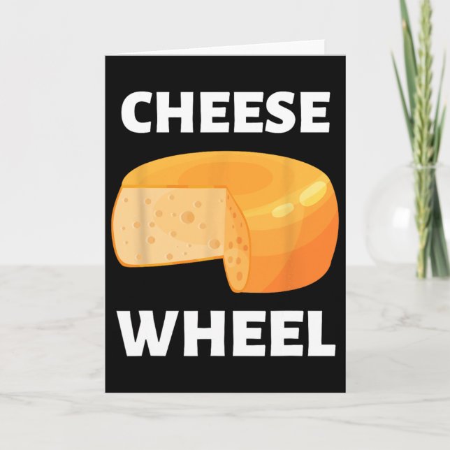 Design des Cheese Wheel Video Game Meme Karte (Vorderseite)