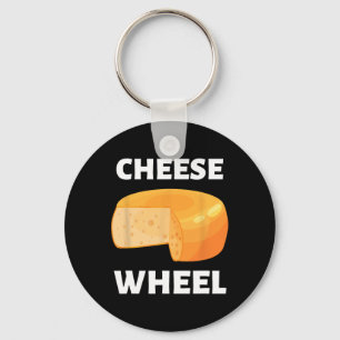 Design des Cheese Wheel Video Game Meme Schlüsselanhänger