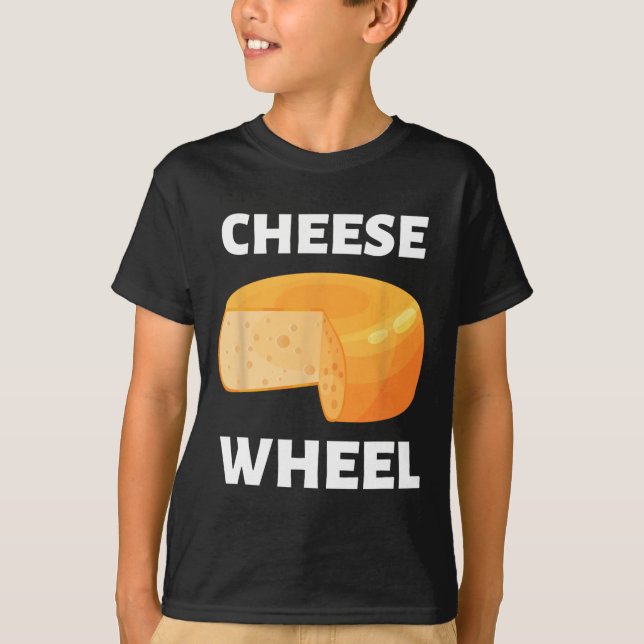 Design des Cheese Wheel Video Game Meme T-Shirt (Vorderseite)