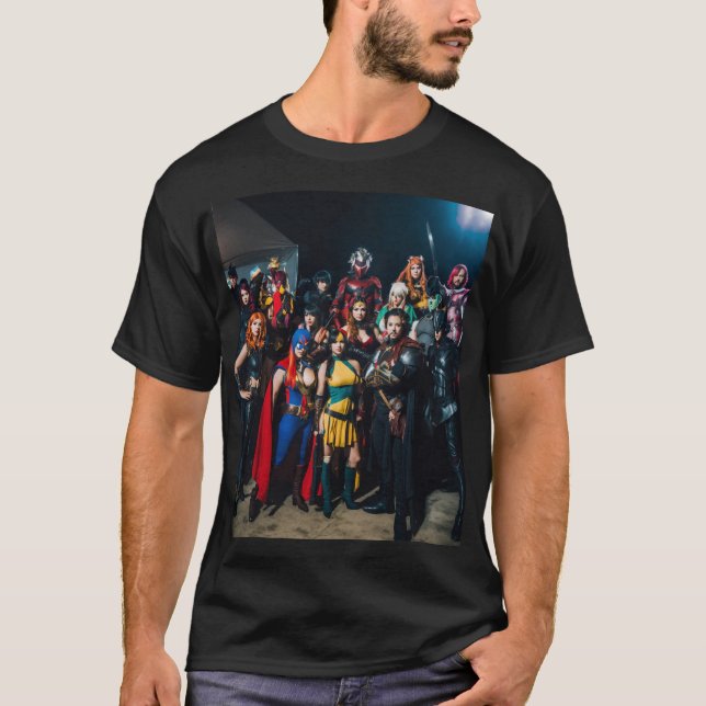 Design des Comic Con Collective T - Shirt (Vorderseite)