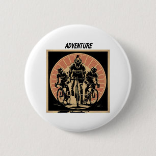 Design des Cycling Club Teams für Männer Button