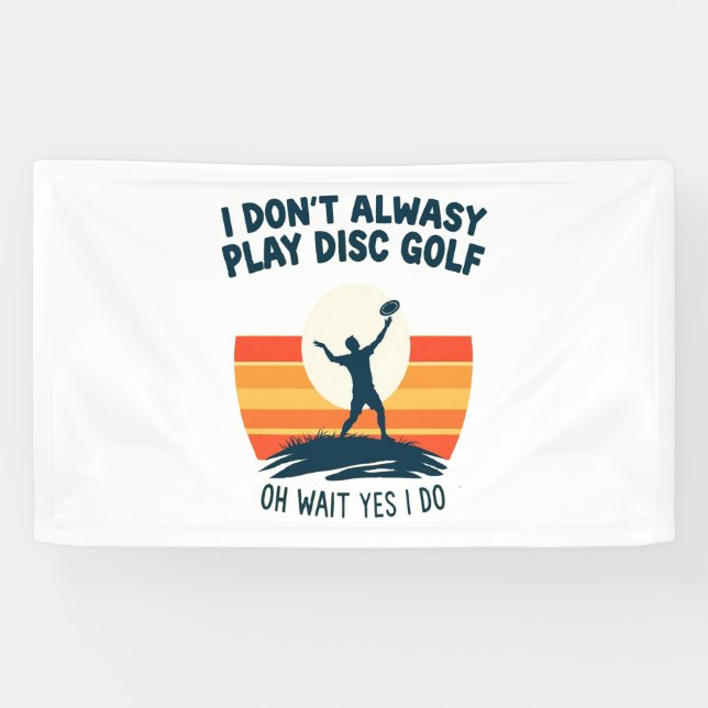 Design des Disk Golf Lover T - Shirt Banner (Horizontal)