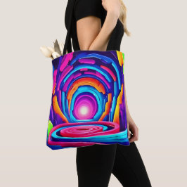 Design des dynamischen geometrischen Neon Art Tunn