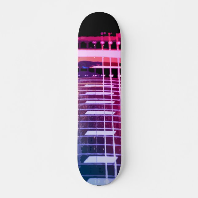 Design des elektrischen Gitarrenbildes Skateboard (Vorne)