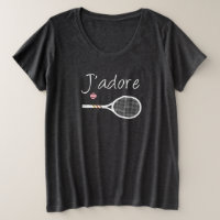 Design des französischen Chic J'adore Tennis Playe