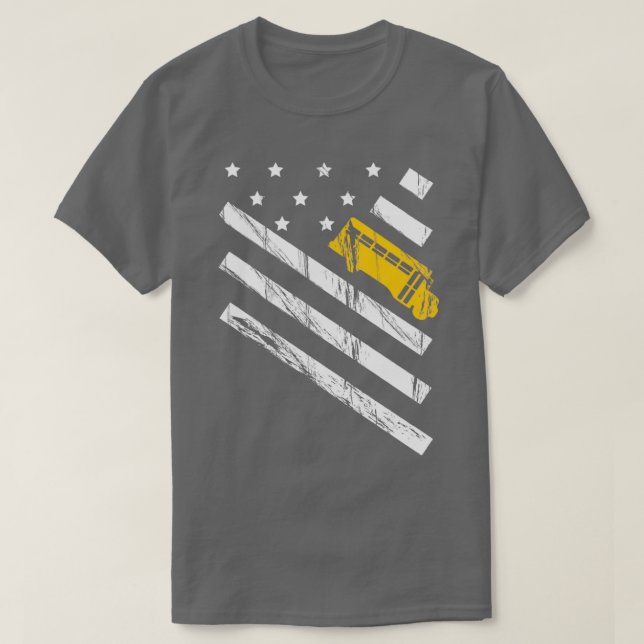 Design des Funny School Bus Fahrers T-Shirt (Design vorne)
