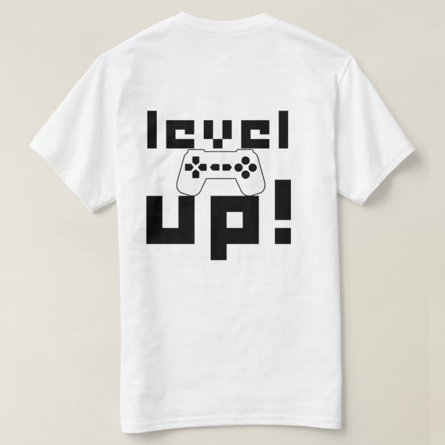 Design des Gaming-Controllers T-Shirt (Design Rückseite)