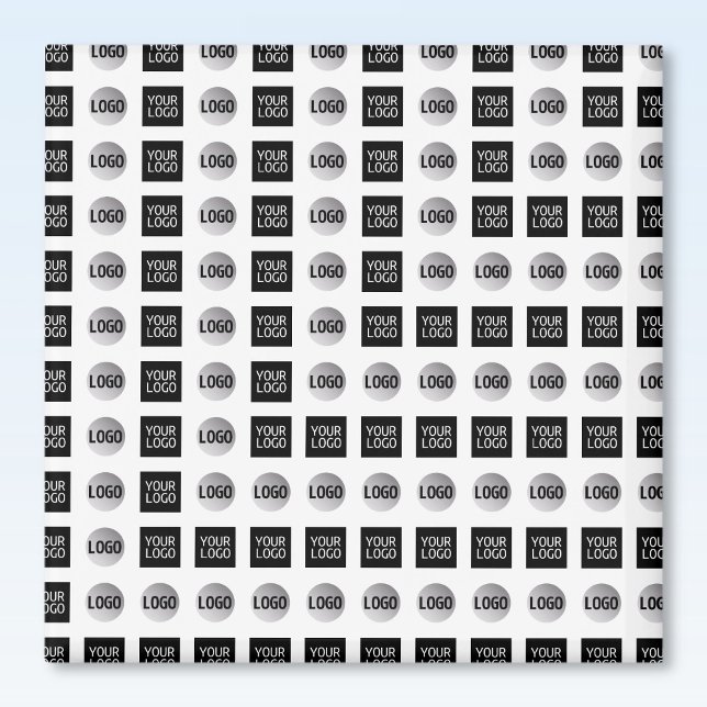 Design des geometrischen 2 Logo-Musters Magnet (Von Creator hochgeladen)