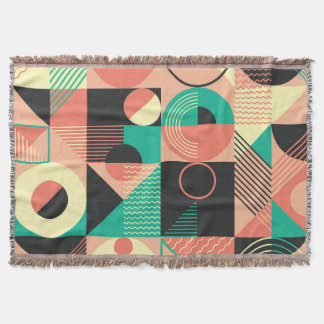Design des geometrischen Retromusters Decke
