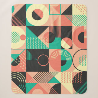 Design des geometrischen Retromusters Sherpadecke
