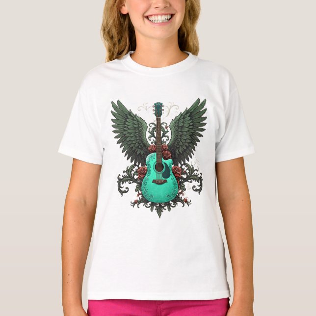 Design des Gitterprint T - Shirt (Vorderseite)