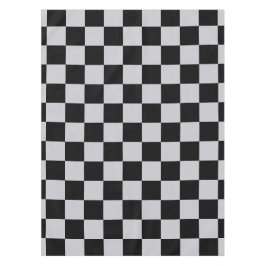 Design des grauen Schachbretts Tischdecke