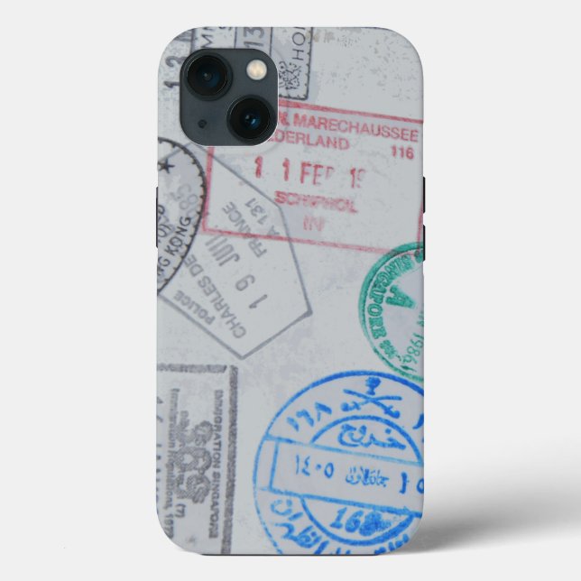 Design des iPhone-Case-Designs für Pass Visa Case-Mate iPhone Hülle (Rückseite)