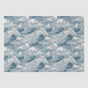 Design des japanischen Wellenmusters für Schleifpa Seidenpapier