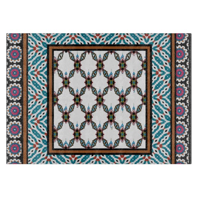 Design des mexikanischen Stars 2 Schneidebrett (Vorderseite)