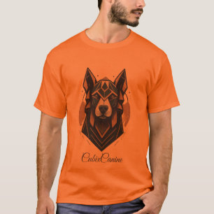 Design des monochromatisch geometrischen T - Shirt