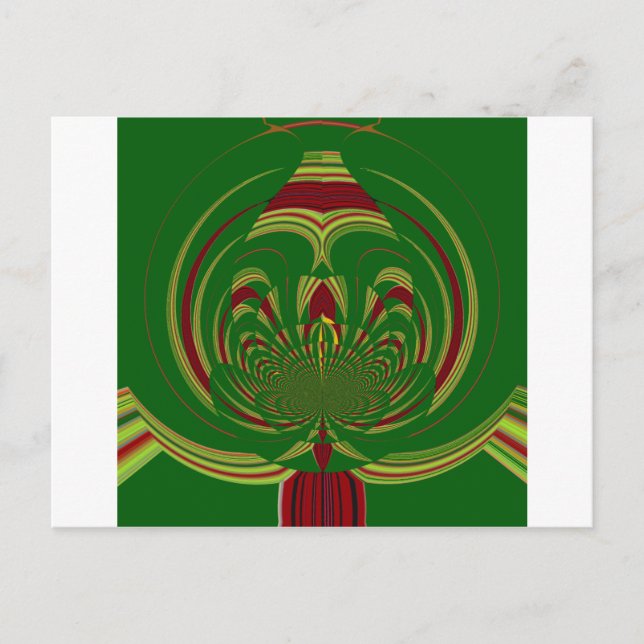 Design des Motif-Musters für afrikanische Ethnic G Postkarte (Vorderseite)