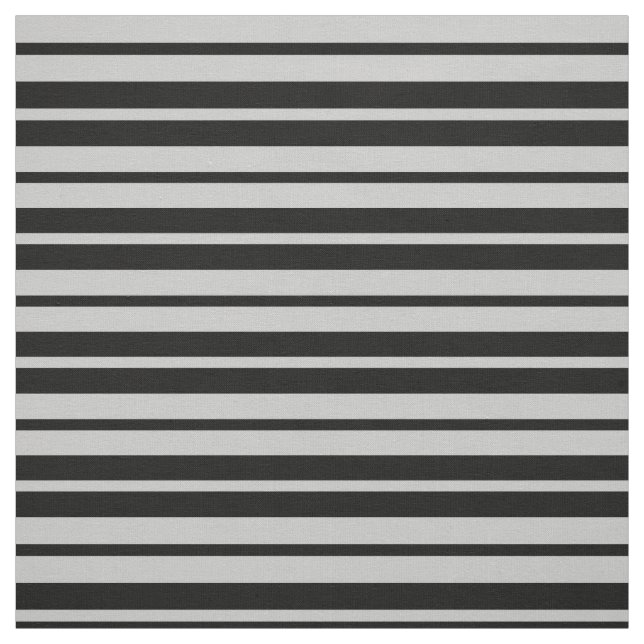 Design des Musters "Ash Grey Black Stripes" Stoff (Muster)