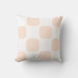 Design des Musters für das Muster "Weiß und Pfirsi Kissen