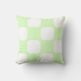 Design des Musters "Lime Green Pastel" und "White  Kissen
