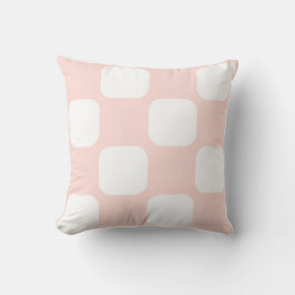 Design des Musters "Soft Pastel Pink & White Squir Kissen