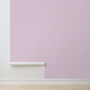 Design des Musters "Soft Pink Brick" Tapete