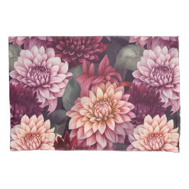 Design des Musters "Wasserfarbe Rosa Dahlia" Kissenbezug