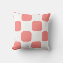 Design des Musters "Weiß und Rose" in Pastellfarbe Kissen