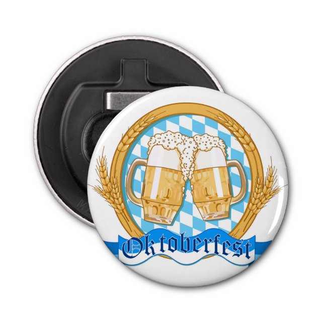 Design des Oktoberfestes mit Bierbrille Flaschenöffner (Vorderseite)