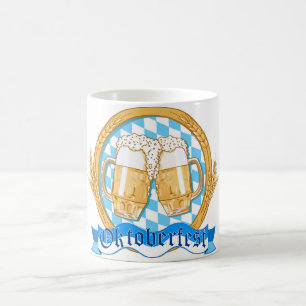 Design des Oktoberfestes mit Bierbrille Tasse