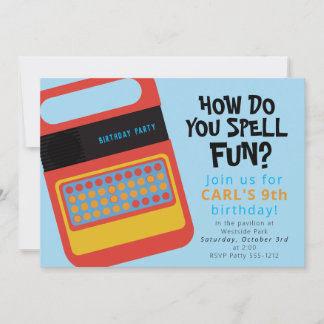 Design des Party für elektronisches Sprechen und R Einladung