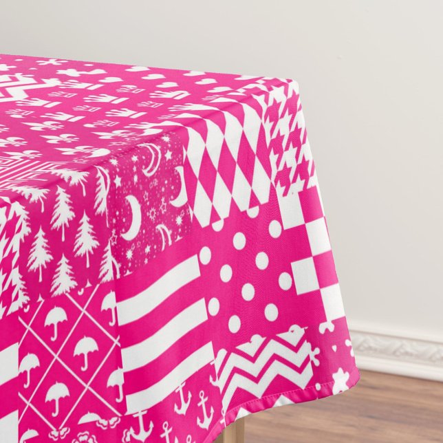 Design des Patchwork-Designs in rosa, gemischten M Tischdecke (Von Creator hochgeladen)