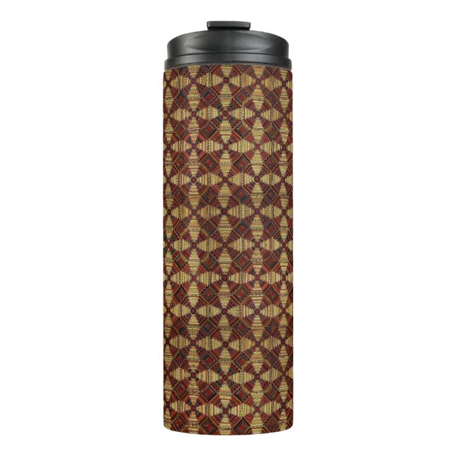 Design des Patchwork-Patchworks für Ananas Thermosbecher (Vorderseite)