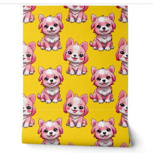 Design des Pink Puppy Docks - Gelb Tapete