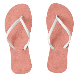 Design des rosa-weißen Musters mit Blumenmuster Ge Flip Flops