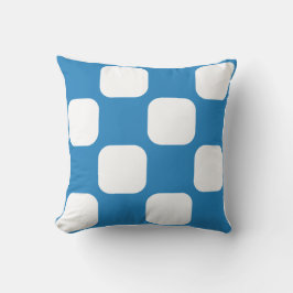 Design des Royal Pastel Blue & White Squirre Muste Kissen
