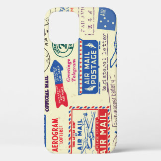 Design des Set für die Vintage Briefmarke. Case-Mate iPhone Hülle