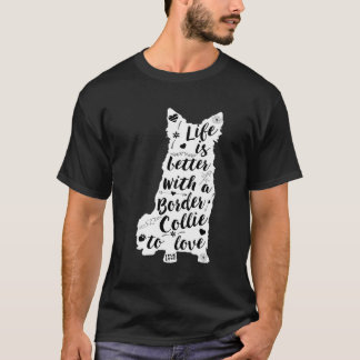 Design des Shirts "Border Collie Dog"