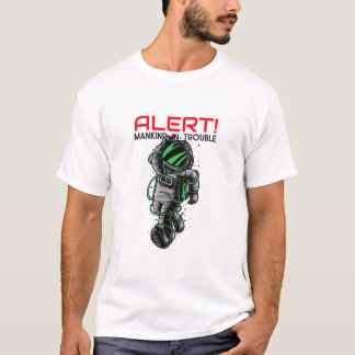 Design des Space Man T - Shirt