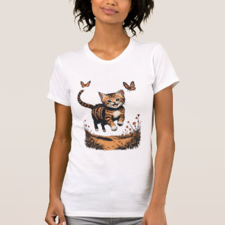 Design des spielerischen Kitten T - Shirt