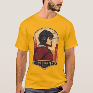 Design des städtischen Puls-T-Shirt-T - Shirt